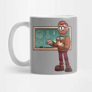 Cartoon Male Teacher Mug